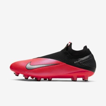 Nike Phantom Vision 2 Elite Dynamic Fit AG-PRO - Férfi Focicipő - Piros/Fekete/Metal Titán